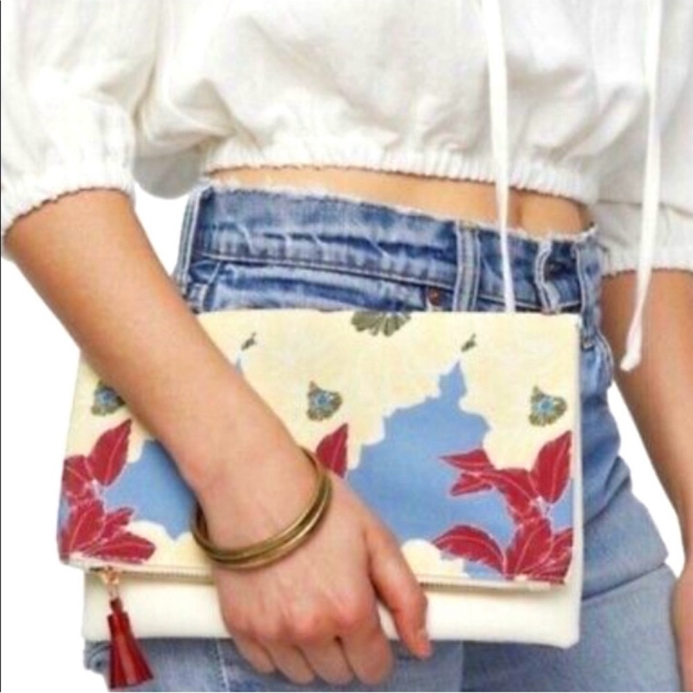 Rachel Pally Floral Fold Over Clutch